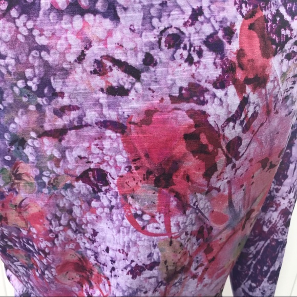 Coldwater Creek Floral Whirl Tee - Picture 10 of 13